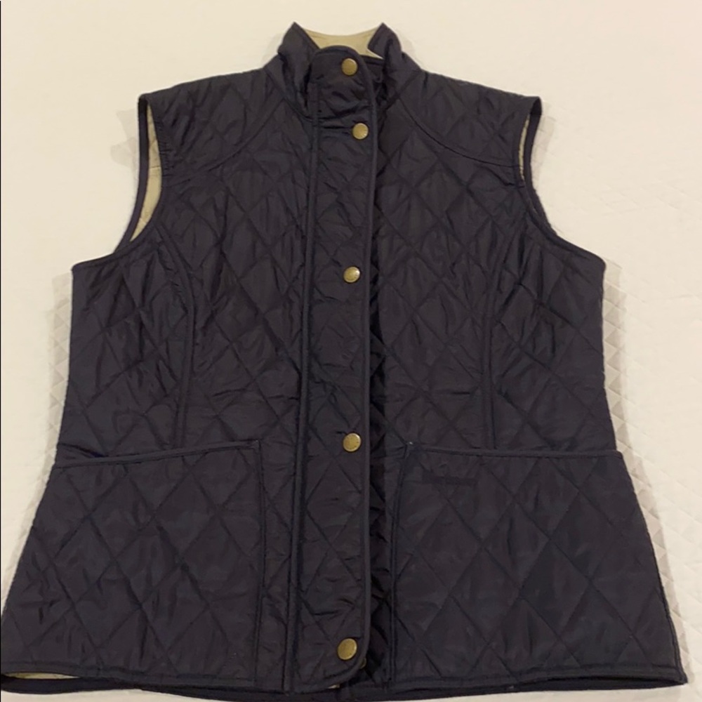 Barbour vest navy
